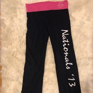 Gilly Hicks Customized Yoga Pants- Navy Blue